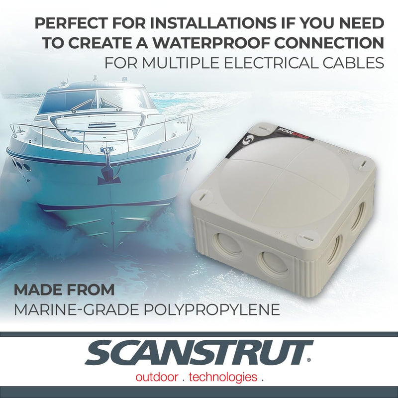 Waterproof Electrical Junction Box SB-8-10 - Scanstrut 10-Way