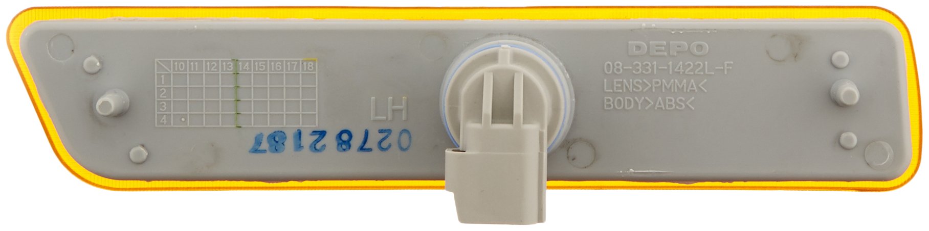 DEPO Replacement 331-1422L-AS Driver Side Side Marker Light Assembly