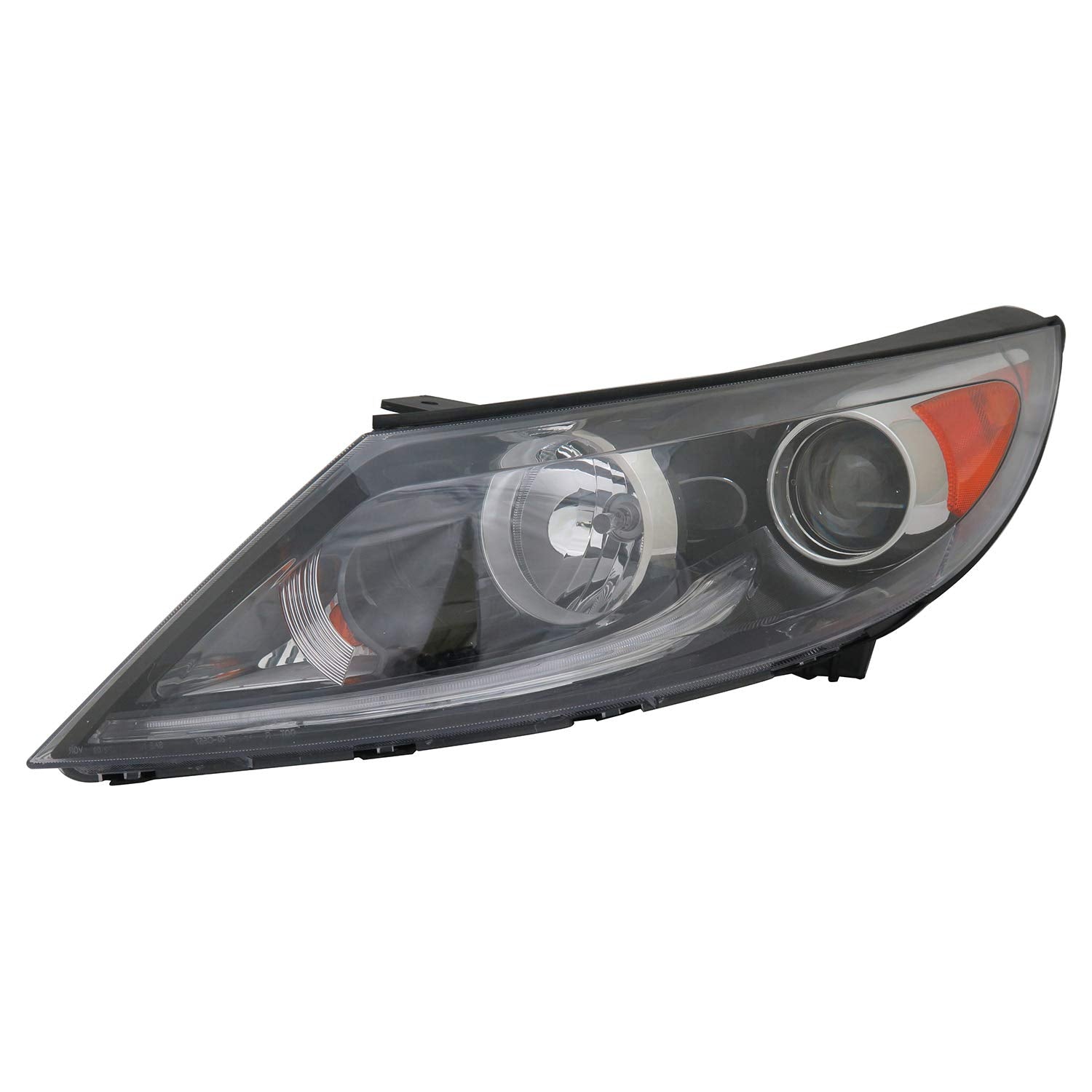 Left TYC Headlight Assembly Compatible with 2013-2016 Kia Sportage