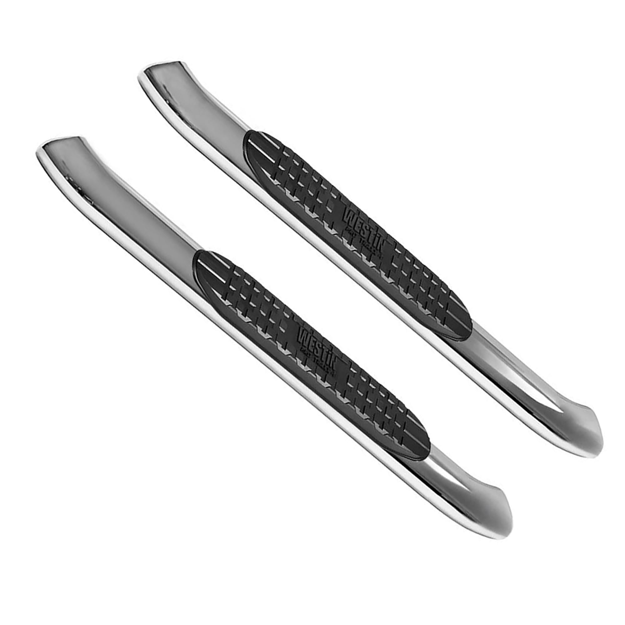 Westin PRO TRAXX 4 Oval Nerf Bars fits 2019-2025 Silverado Sierra 1500 2020-2025 Standard Cab 2500 3500 Polished Pair