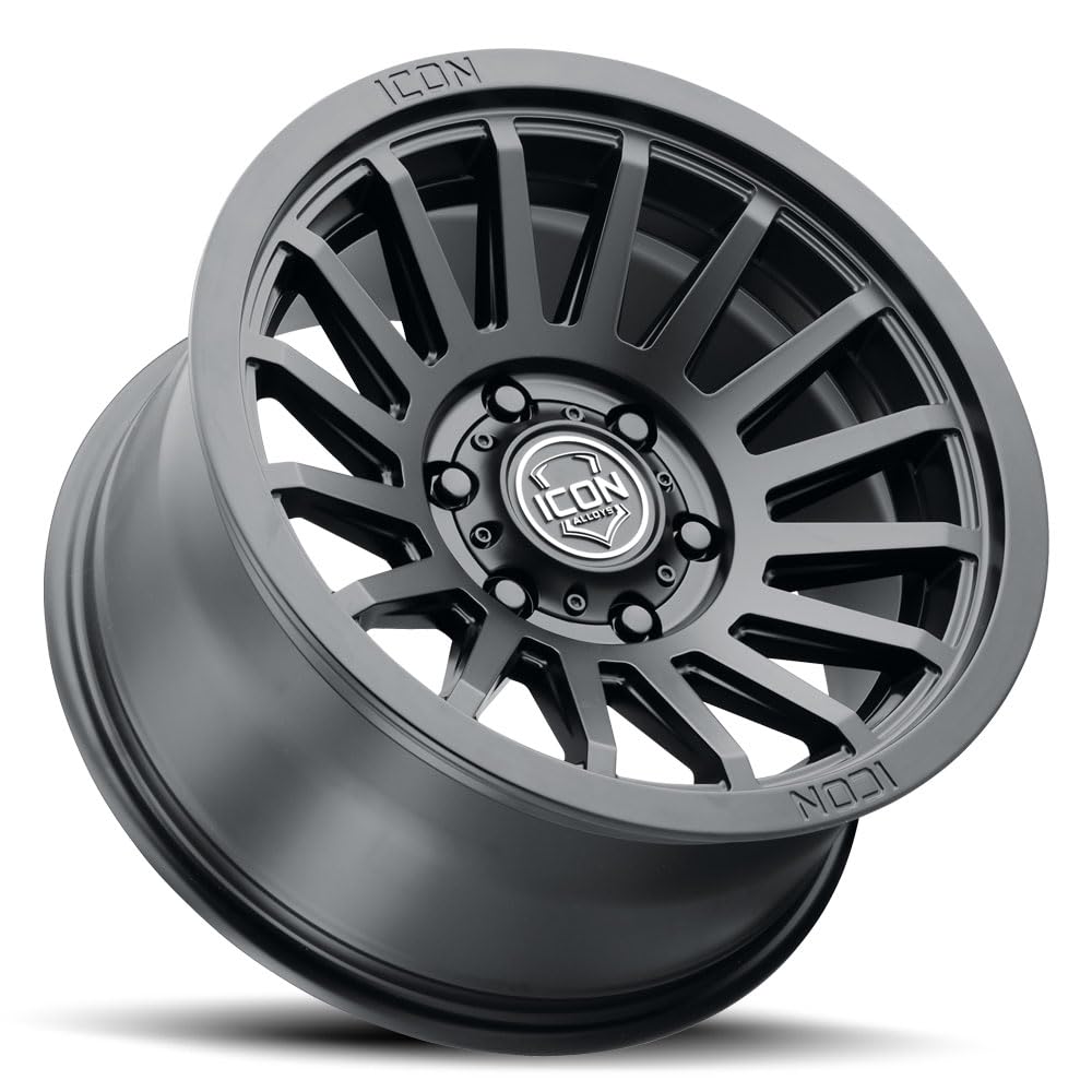 ICON Alloys SLX Recon, Satin Black, 17 x 8.5/5 x 5, 6mm Offset, 4.5" BS