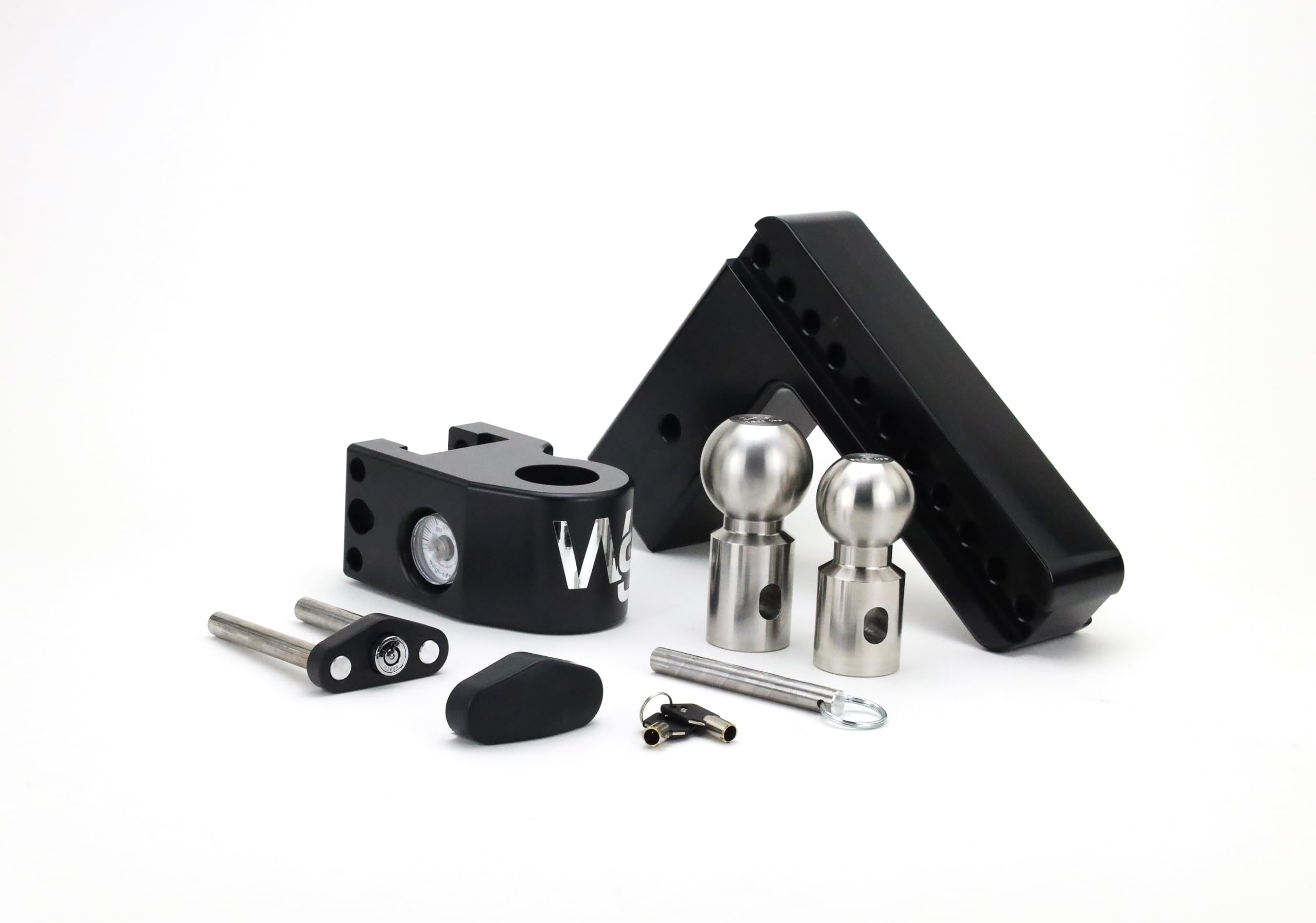 Weight Safe 8" Drop Hitch WS8-3-CER-BLA w/ 3" Shank (8K/21K GTWR) Cerakote Black Coating