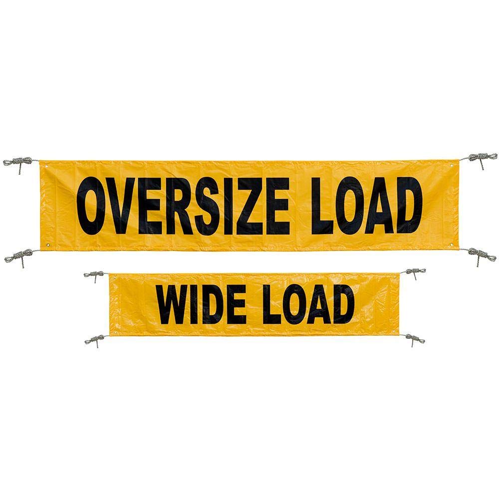 18" x 84" Keeper Reversible Oversize/Wide Load Banner with Grommets