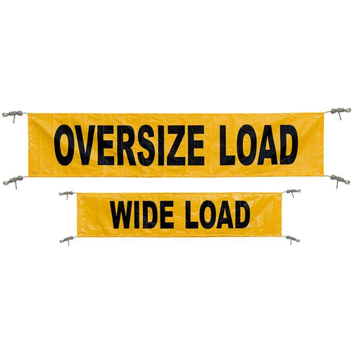 18" x 84" Keeper Reversible Oversize/Wide Load Banner with Grommets