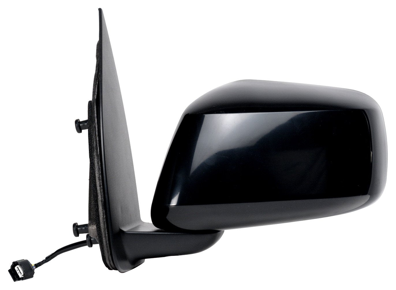 Mirror Driver Side for Nissan Frontier (Extended/crewcab), Xterra, Pathfinder, Textured Black, Foldaway, Power