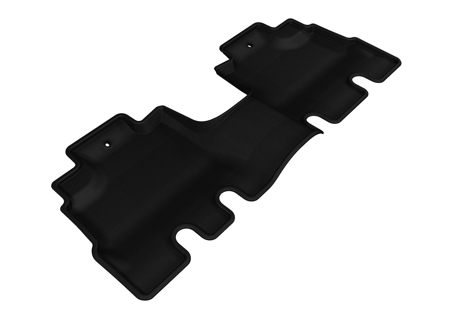 3D MAXpider Kagu 2nd Row Floormats - Black 2014-2018 Jeep Wrangler JK Unlimited (L1JP01121509)