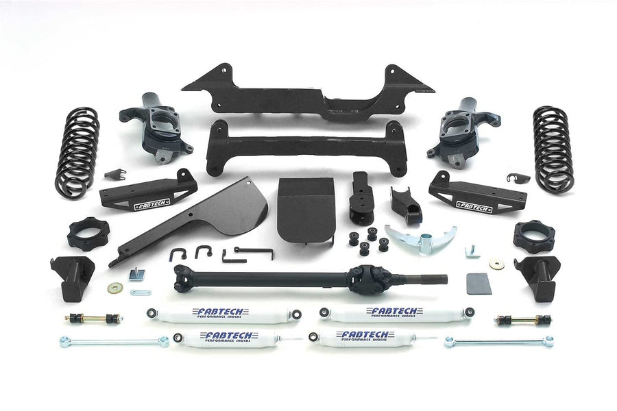 K5000 Fabtech Performance Lift System w/Shocks Fits 03-08 H2