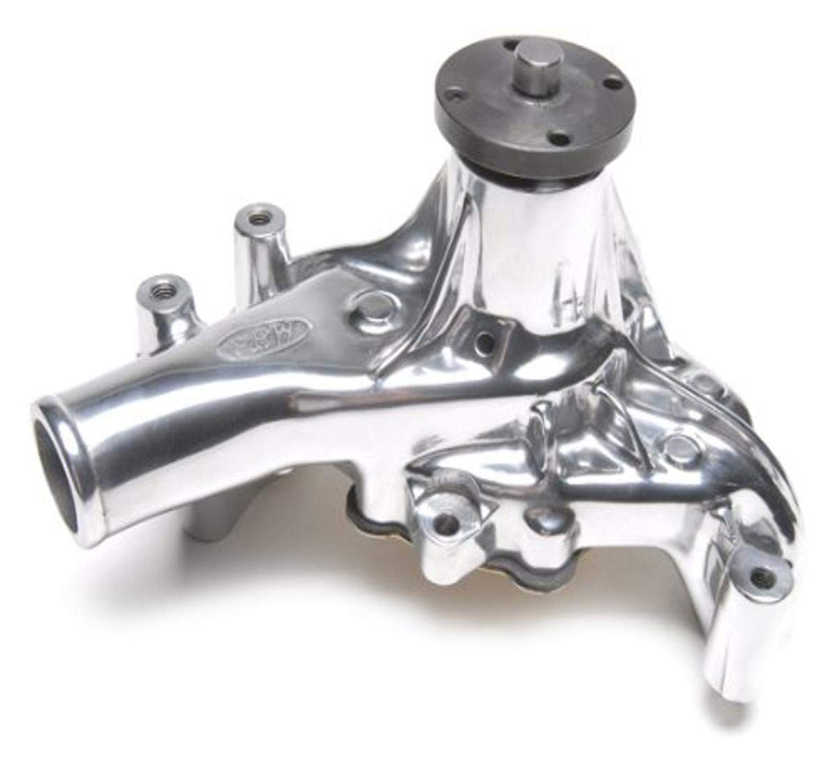 5/8" Pilot Shaft PRW 1435011 Performance Quotient Polished High Flow Long-Style Aluminum Water Pump for Chevy SB 1969-87
