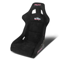 NRG Innovations Universal NRG-FRP-302BK-ULTRA Fixed Back Bucket Racing Seat for 5-Point Harnesses, Size L, Black Seat Cover,24" W X 35" H X 18" D