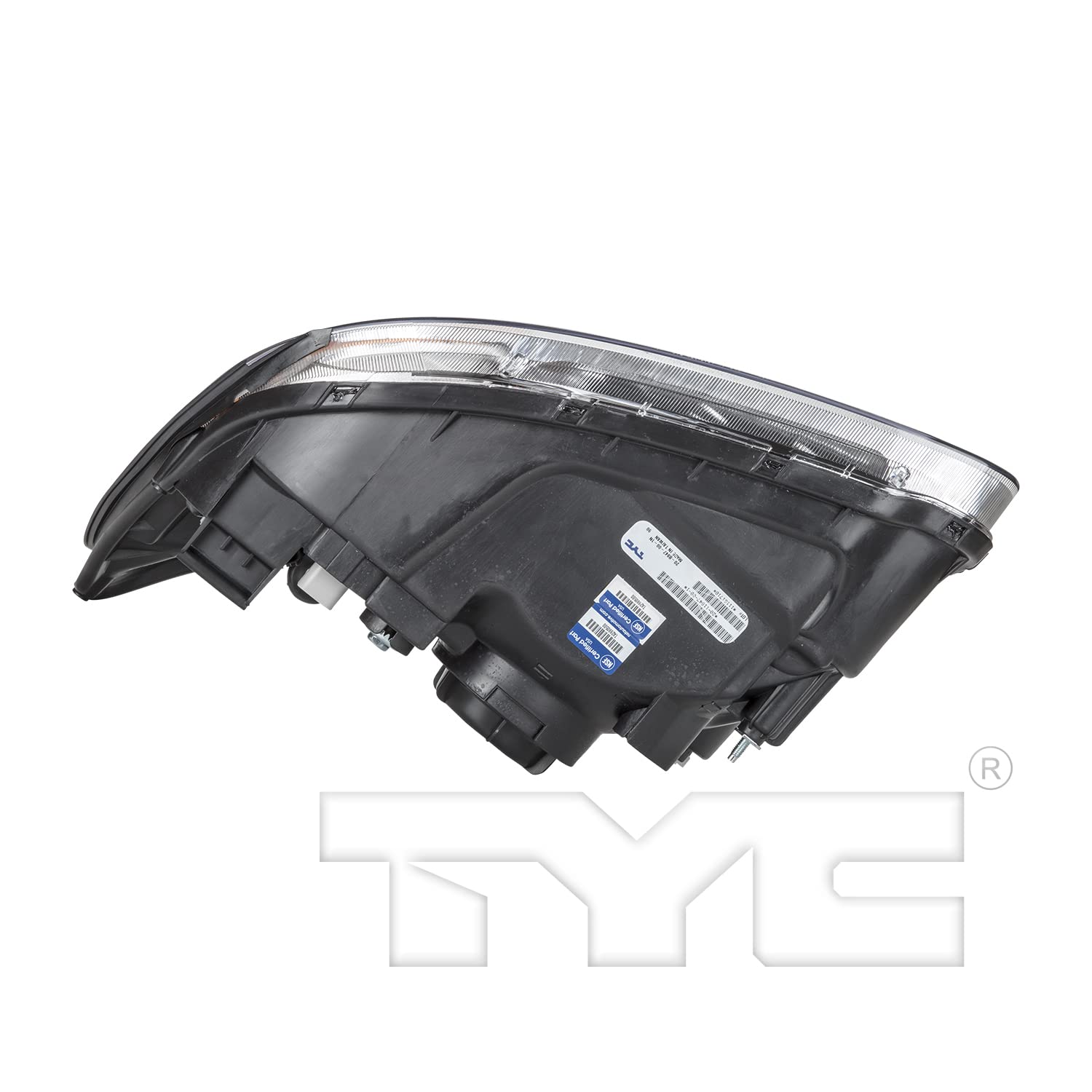 Right TYC Headlight Assembly Compatible with 2007-2009 Kia Spectra