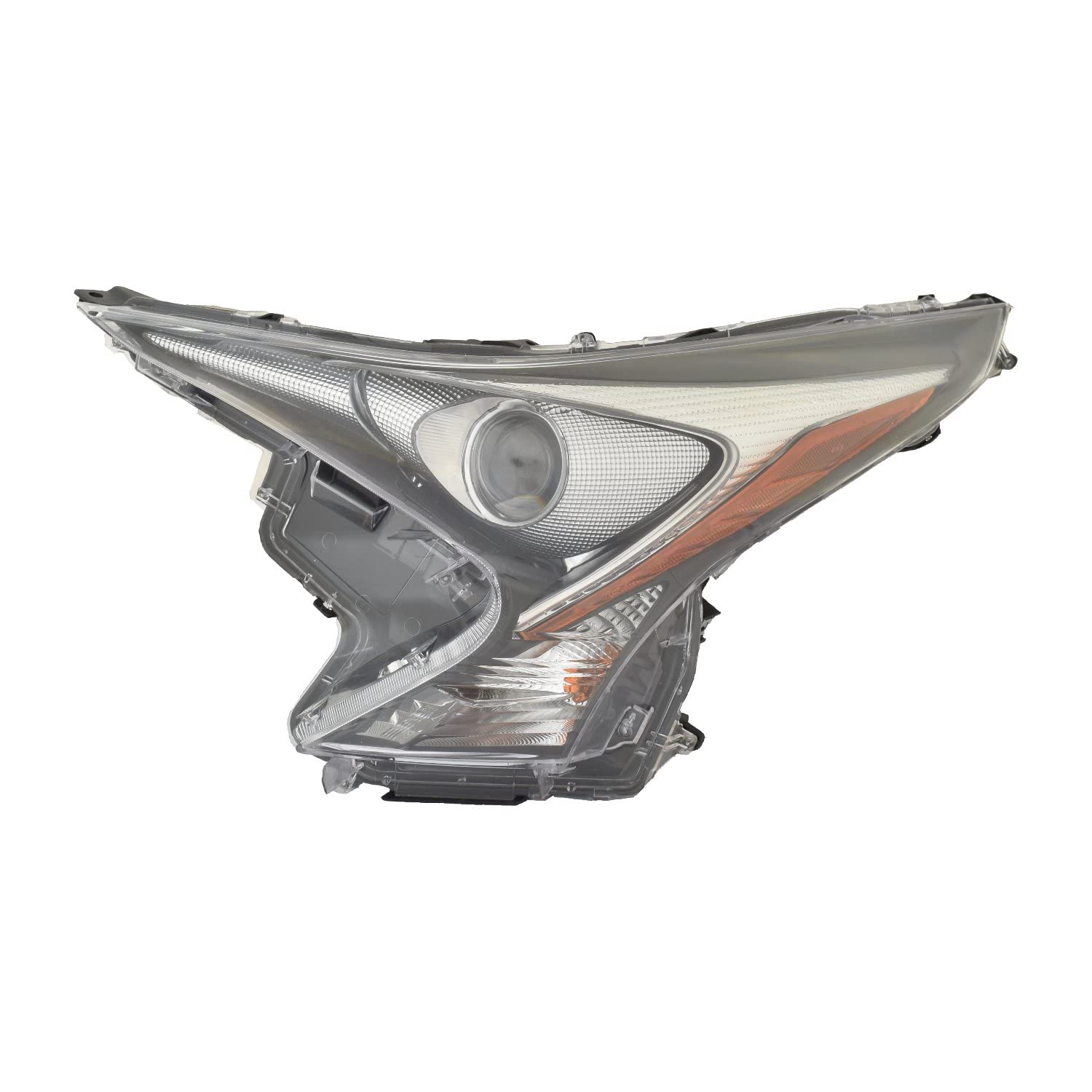 Toyota Prius 2/16-18 Headlight for ACK Automotive with Fog Light LH Driver Side CAPA Replaces OEM: 81070-47741 Partslink: TO2518192C