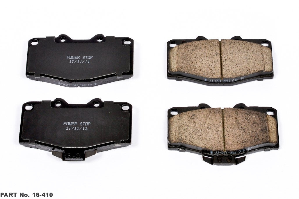 Power Stop Z16 16-410 Evolution Front Ceramic Brake Pads For Toyota 4Runner 1988-1991, Toyota Pickup 1989-1995 [Model Specific]