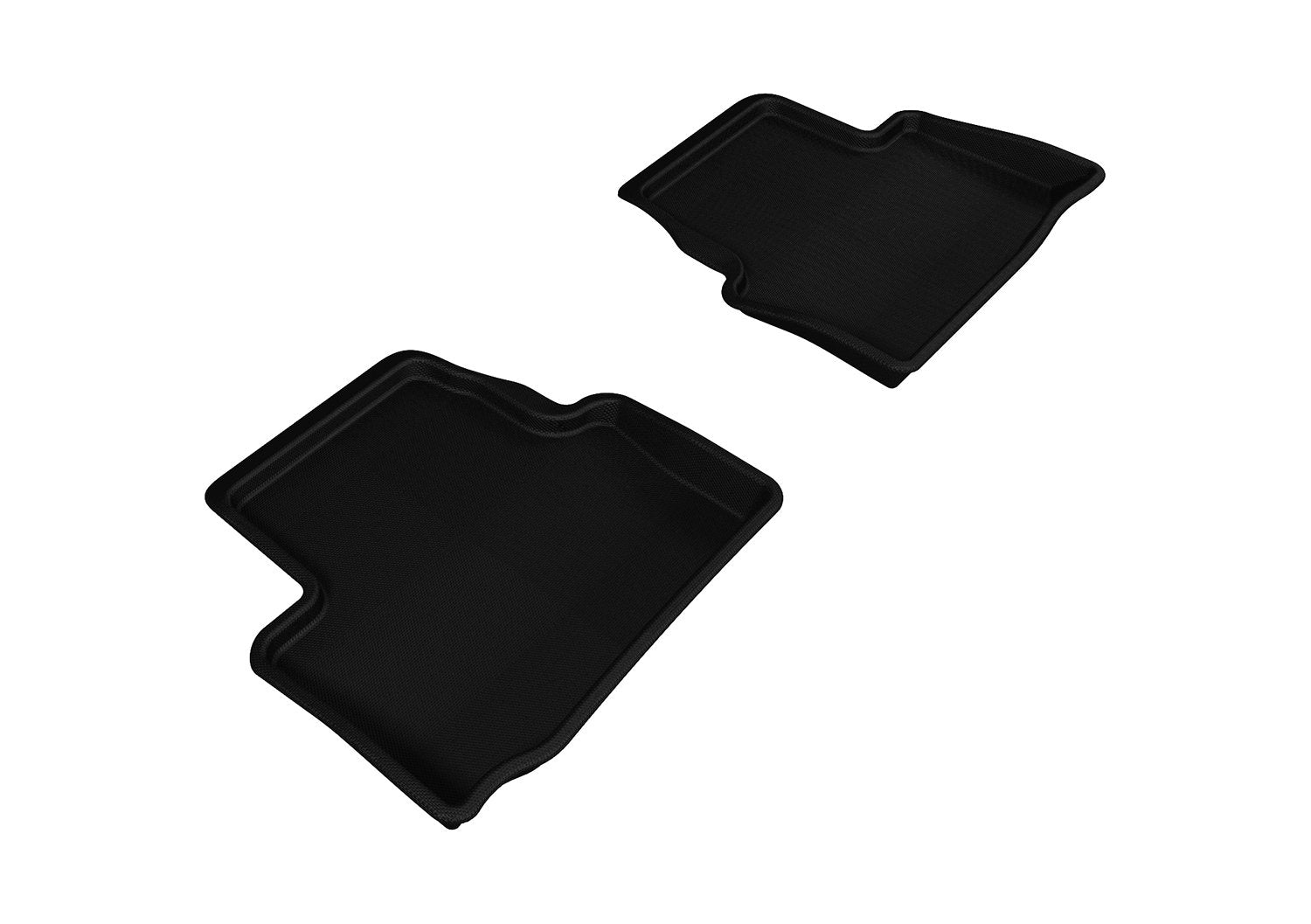 3D MAXpider Kagu 2nd Row Floormats - Black 2013-2019 Cadillac ATS/ATS-V (L1CD00621509)