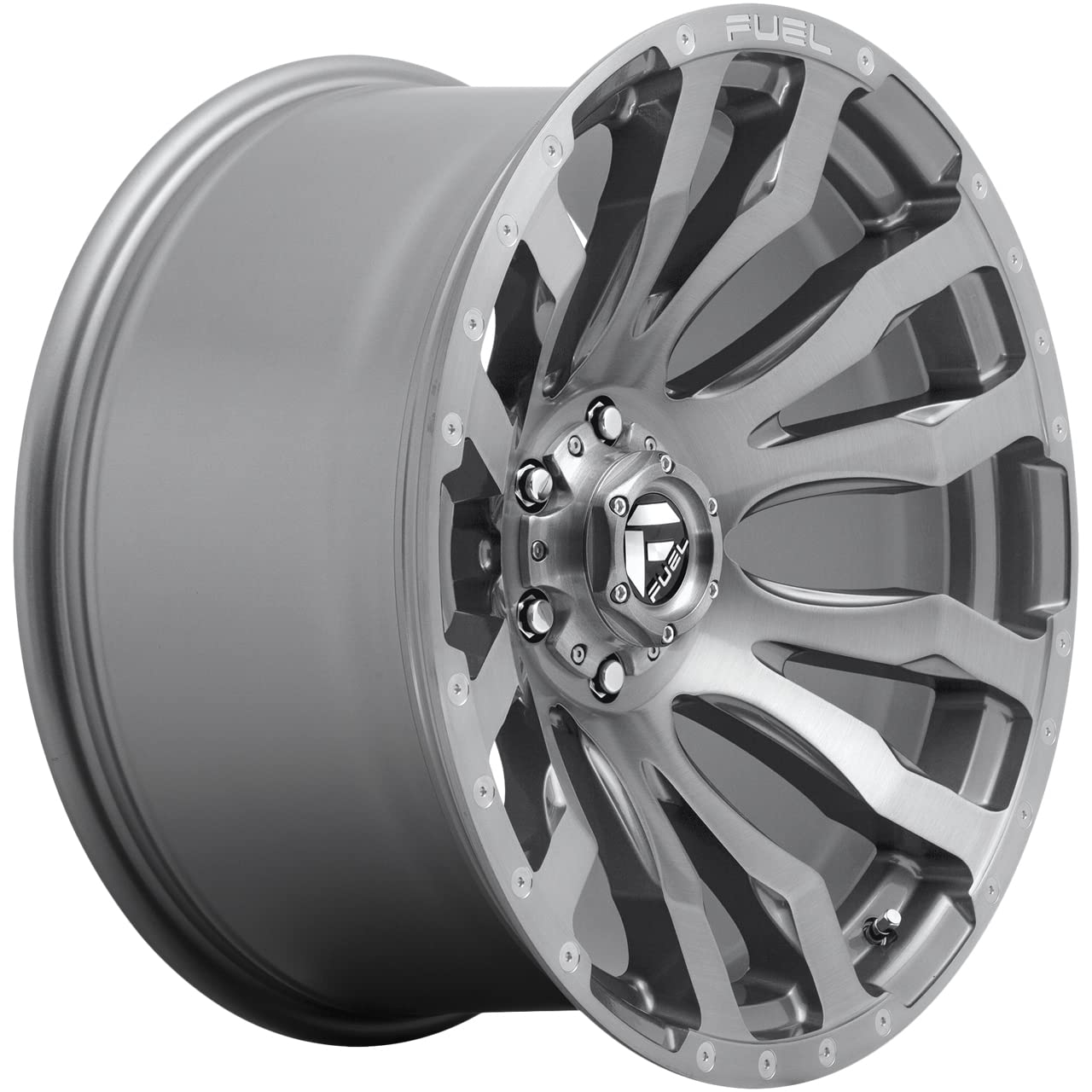 D693 BLITZ FUEL OFF-ROAD 22X10, 5X5.0, 4.79, 18mm PLATINUM - D69322007547