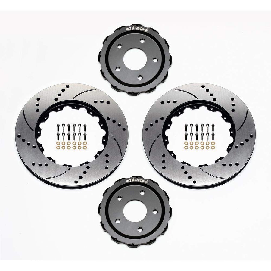 Front Hat/Rotor Kit, Drilled