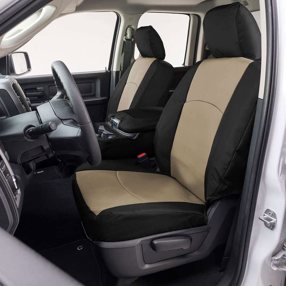 Endura Precision Fit Front Row Seat Covers Tan/Black GTF238ENTB