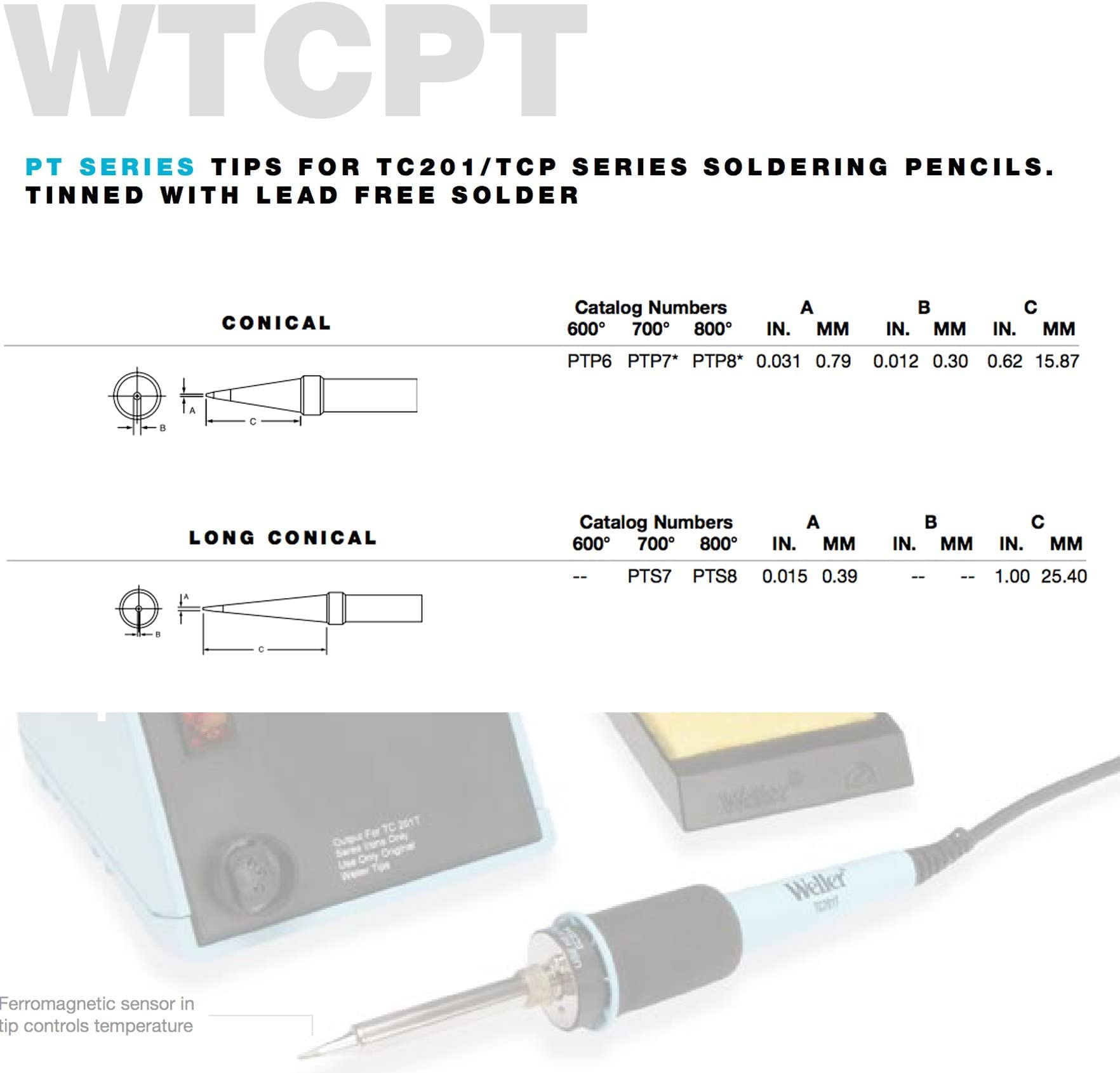Tip Weller for TC201T