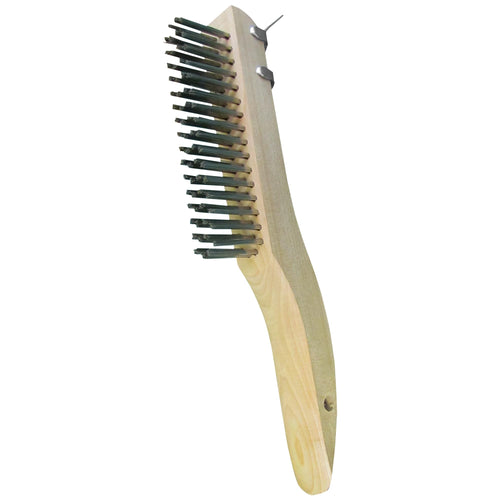 Stainless Steel STAR BRITE Bristle Utility Brush with Scrapper (040058)