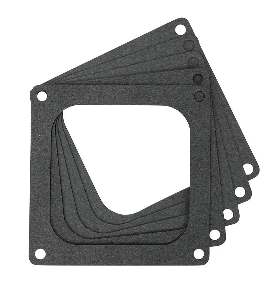 Carburetor Base Gaskets Moroso 93188, Fits 4500 Carbs, 5 Pack, Open Type