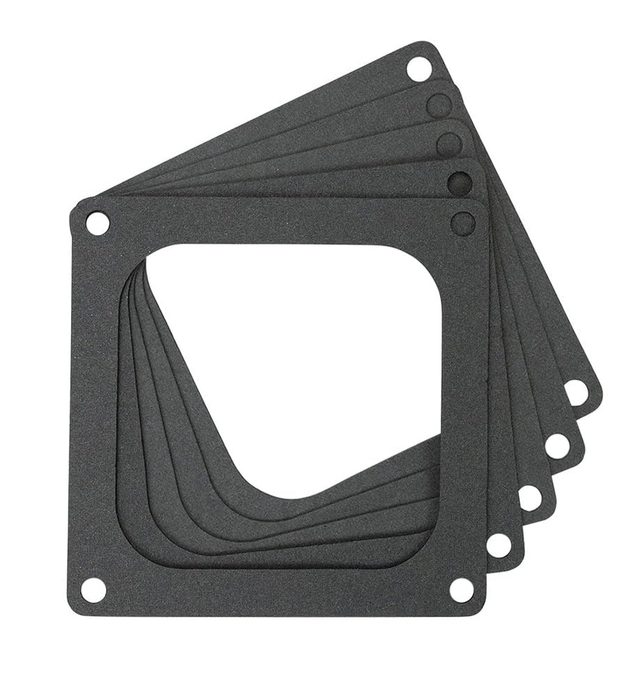 Carburetor Base Gaskets Moroso 93188, Fits 4500 Carbs, 5 Pack, Open Type