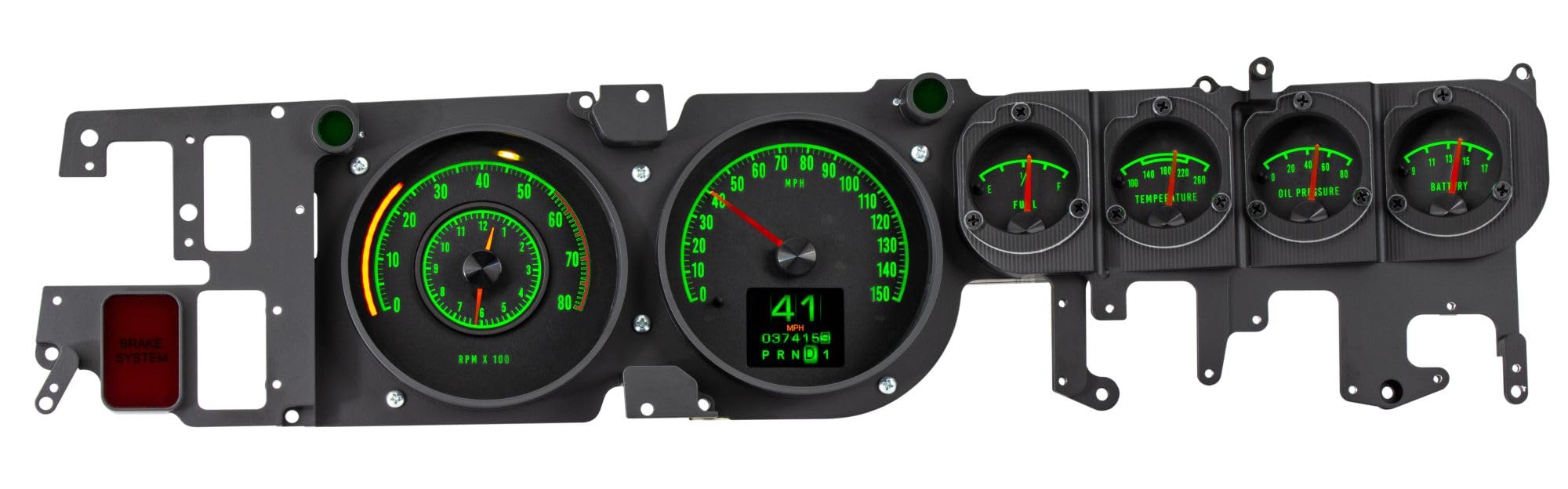 Dakota Digital Retrotech Gauge Instrument System RTX-68D-CHG-X Compatible with 1968-70 Charger, Super Bee, 1969-70 Coronet R/T and 1970 Plymouth GTX and Road Runner