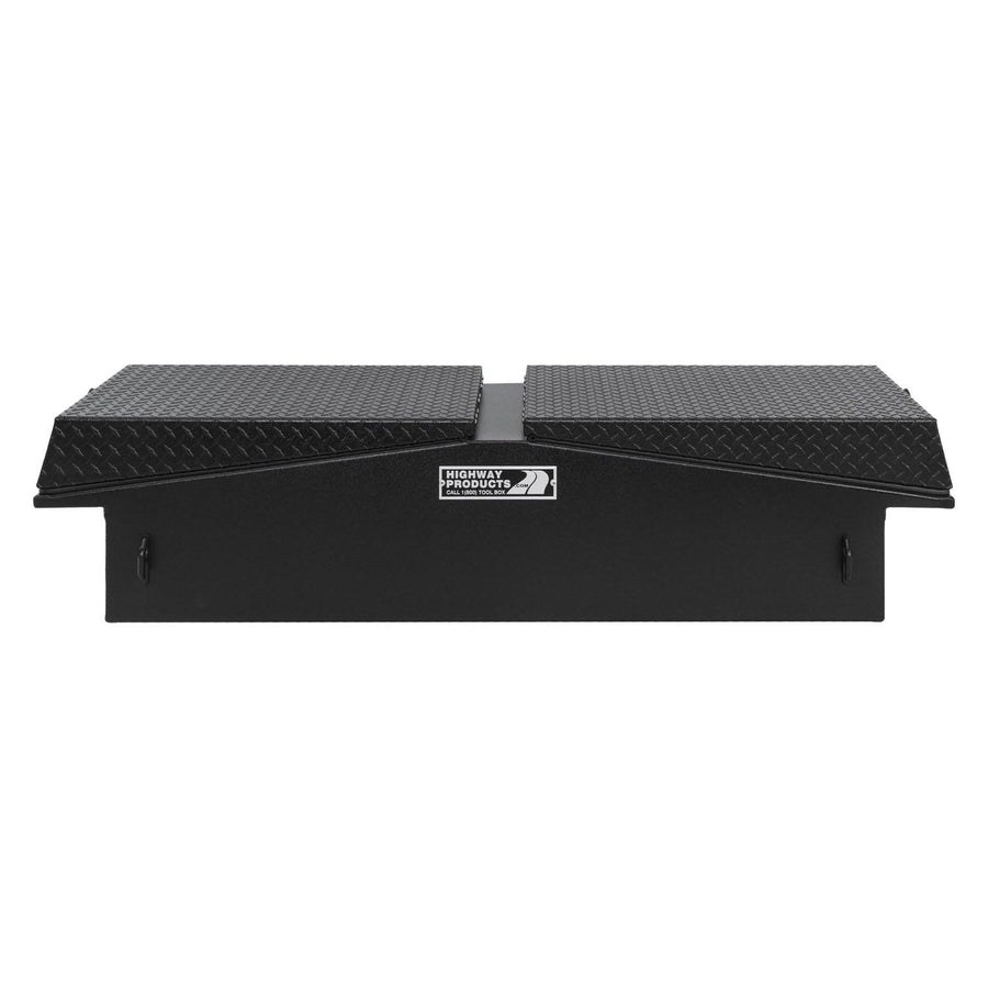 Gull Wing Tool Box 71X16X23 with Smooth Black Base/Leopard LID