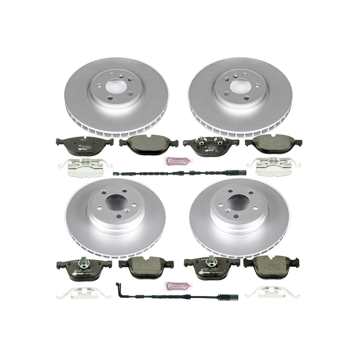 Euro-Stop Power Stop ESK6010 Brake Kit Front and Rear