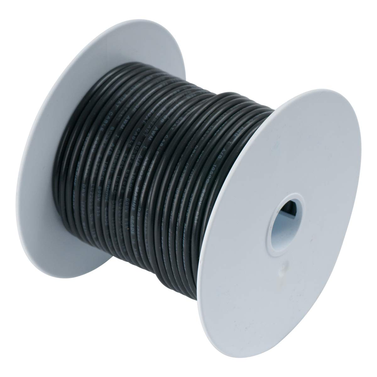 111002 Ancor Tinned Copper Wire, 8 AWG (8mm2), Black - 25ft