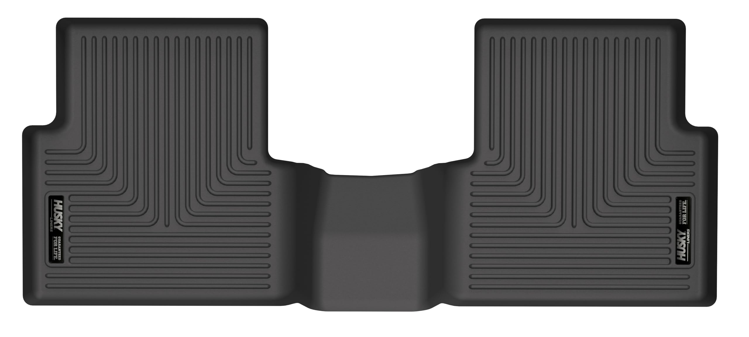 Weatherbeater Husky Liners Floor Mats | Fits 2021-2025 Ford Bronco Sport | 2nd Row, 1-pc Black - 16821