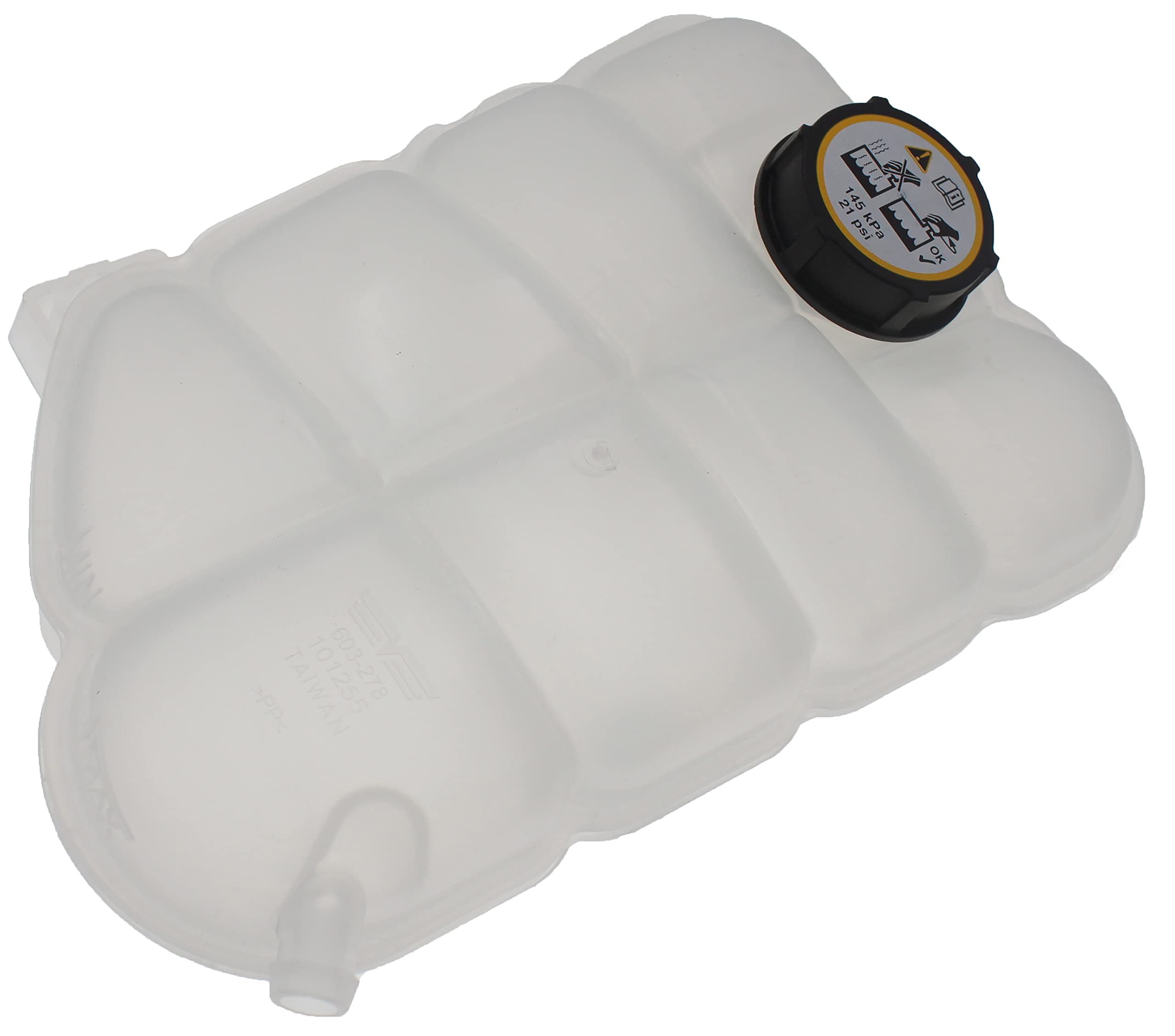 Dorman Front Pressurized Coolant Reservoir 603-278 with Cap Compatible with Select Ford Models
