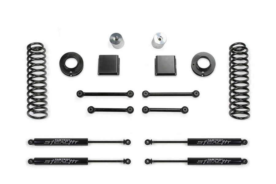 Fabtech K4160M Sport Lift System w/Shock 3 in. Lift w/Stealth Sport Extension Lift System w/Shock