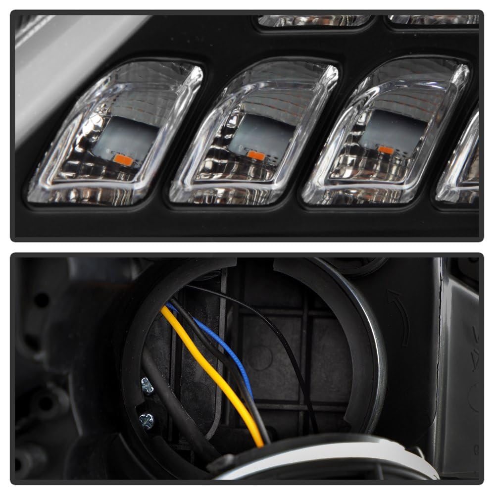 Projector Headlights Xtune (PRO-JH-IG3708-2D-FLED-BK) (Akkon)