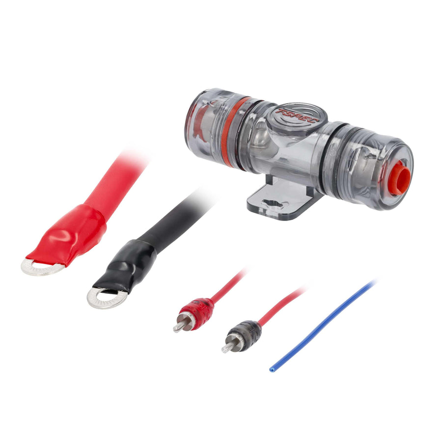 4-Gauge T-Spec V6-RAK4 v6 Series 1,000-Watt Amp Installation Kit with RCA Cables
