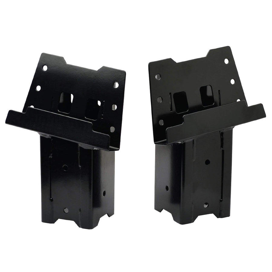 HME Multi-Use Platform Brackets High-Strength Durable Welded Construction 4 Pack - For Use With Hunting Blinds, Play Sets, Tree Houses