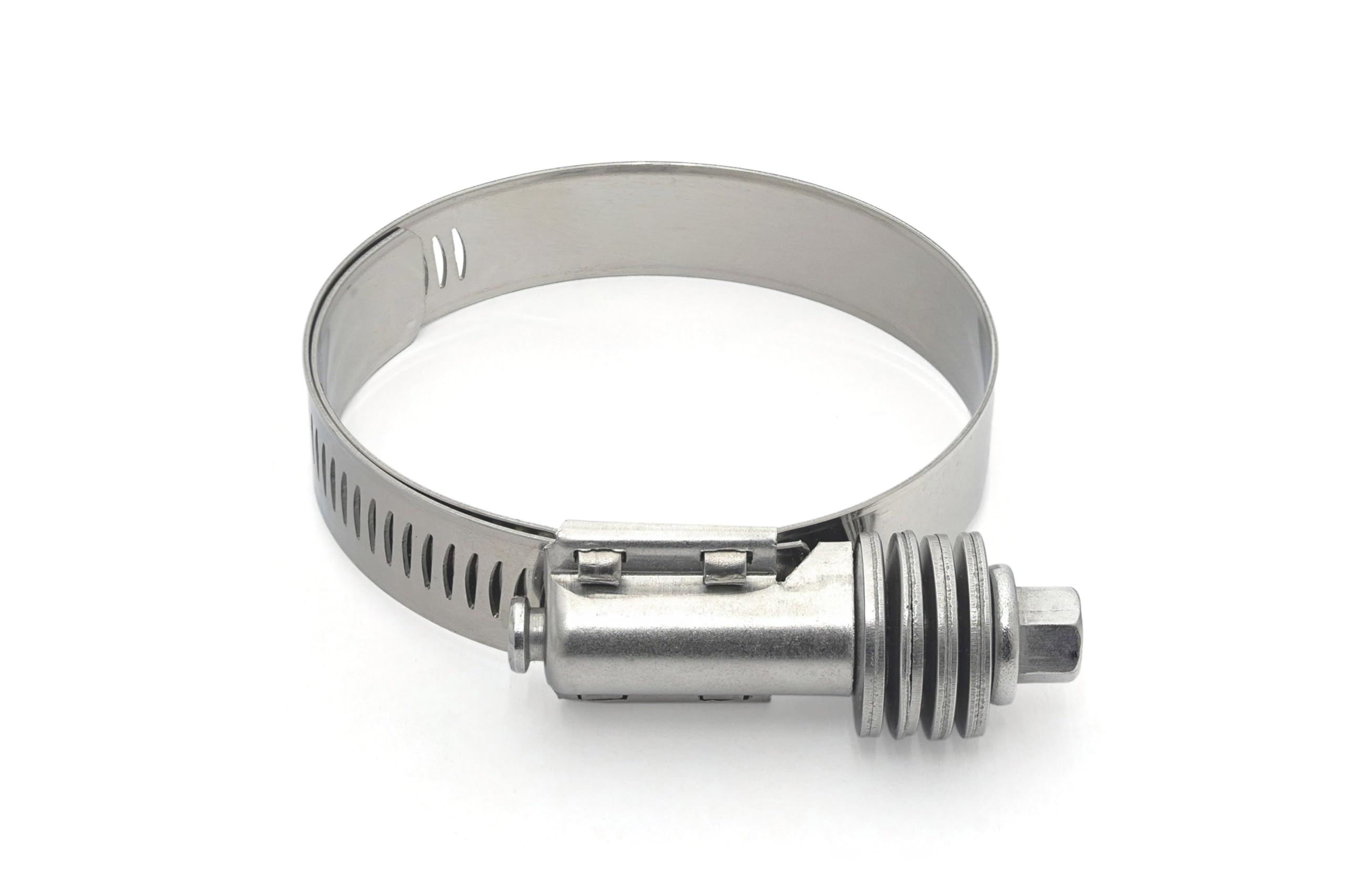 HPS Stainless Steel Size No. 40 Constant Tension Clamp with 9/16" Band, Effective Diameter Range: 2-1/16" - 3" (52mm - 76mm) 1PC Pack, CTF-300