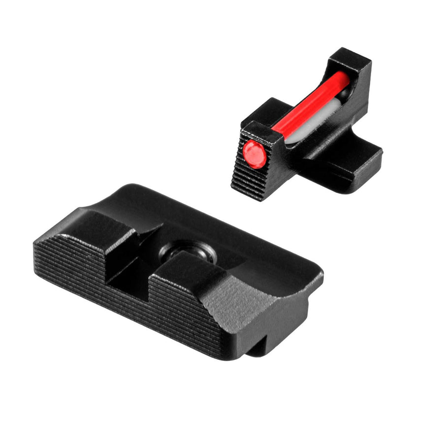 Fiber-Optic TRUGLO Pro Handgun Night Sight with Extra Fibers & Reflector Tape | Compact Durable Competition High-Visibility Sight for Handguns, Compatible with Springfield XD