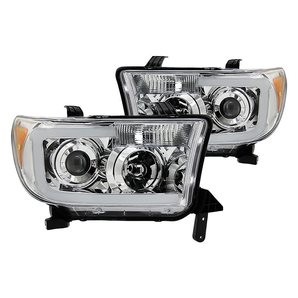 Toyota Tundra Halo Projector Headlight Xtune PRO-JH-TTU07-LED-C