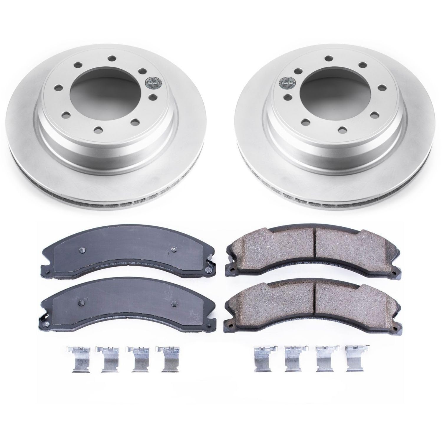 Power Stop Rear CRK6517 Z17 Evolution Geomet Coated Brake Kit For Nissan NV1500 2012-2021, Nissan NV2500 2012-2021, Nissan NV3500 2012-2021 [Model Specific]