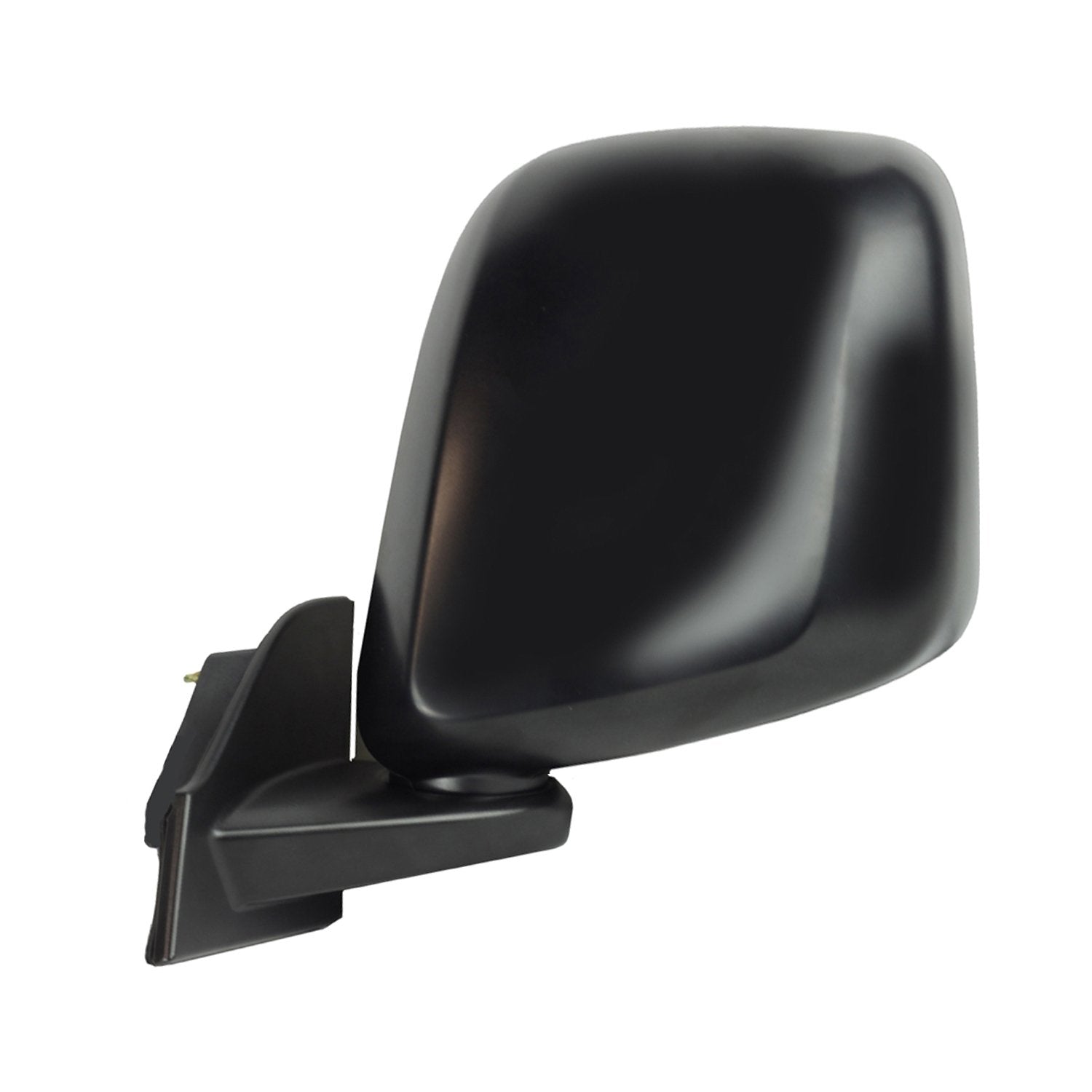 Mirror Driver Side for Nissan NV 200, Textured Black, Swing Away, spot Mirror, Manual