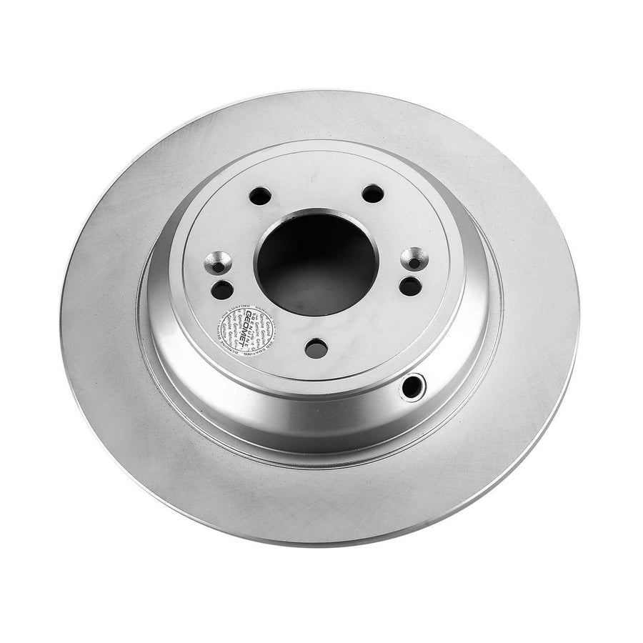 Power Stop Rear JBR1376EVC Evolution Genuine Geomet Coated Brake Rotor For Genesis G70, Genesis G80, Hyundai Genesis, Kia K900, Kia Stinger [Model Specific]