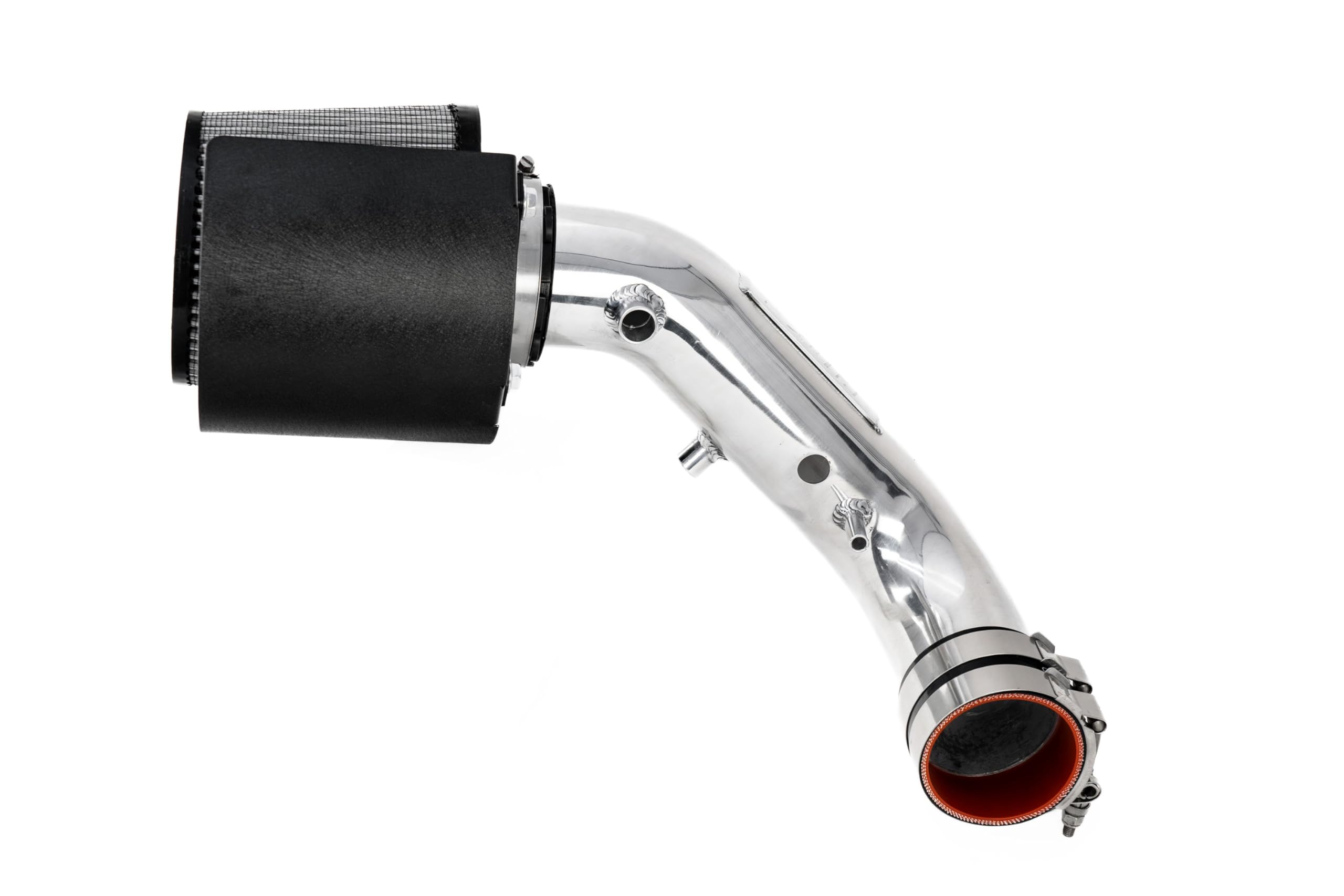 HPS Air Intake Kit Polished with Heat Shield Compatible for 2002-2006 Acura RSX Base 2.0L 2002-2004 Honda CR-V 2.4L, 827-724P
