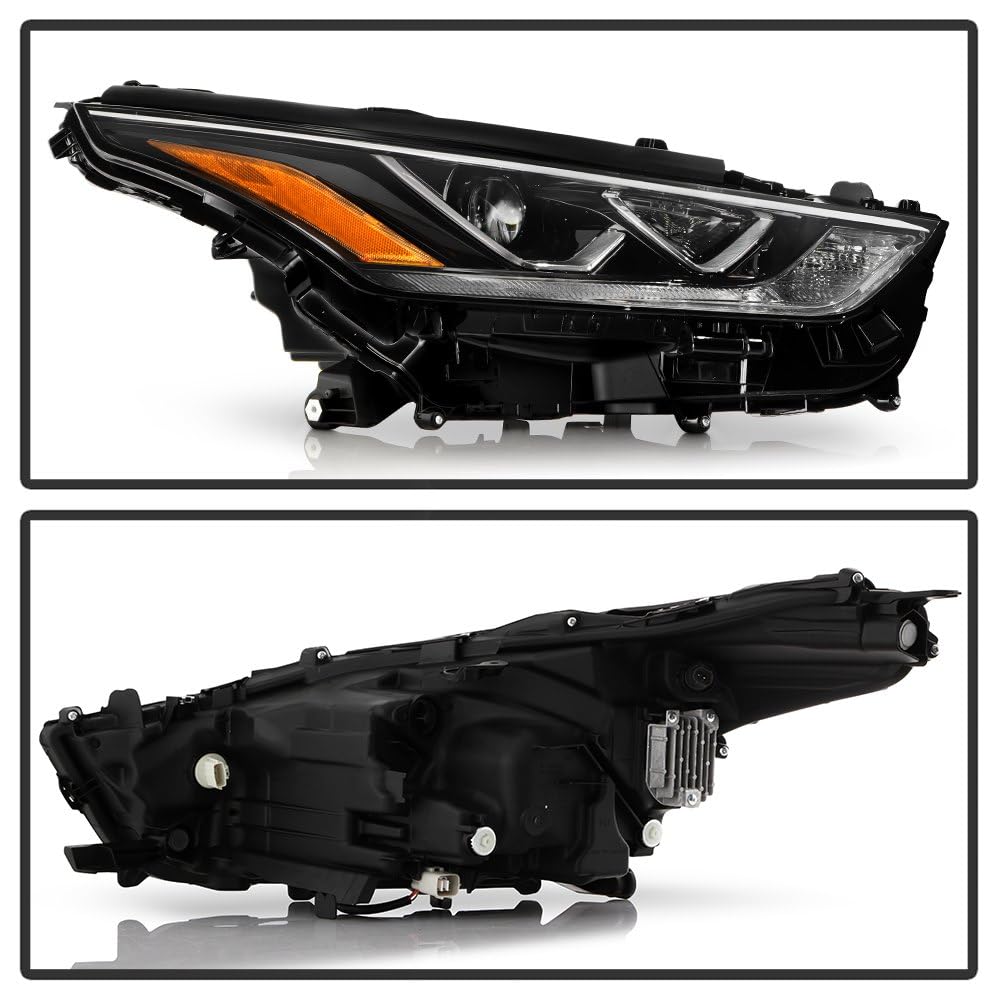 Toyota Highlander Spyder (OE) 20-23 LE/XLE/Limited/Bronze Edition (Color Not fit XSE/Platinum) w/LED DRL Projector Headlight - OE Right