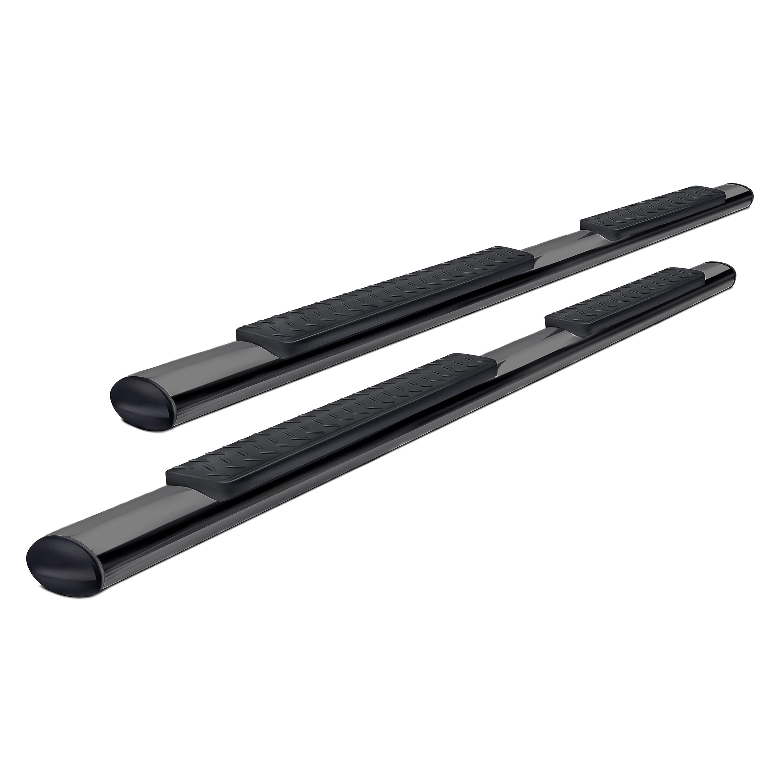 OEM Replica Black Horse Side Steps Black Compatible with 2011-2025 Dodge Durango-9B070203AOV