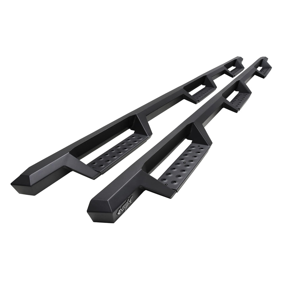 Westin HDX 56-534345 Drop Wheel to Wheel Nerf Bars fits 2019-2025 Ram 2500 3500 Crew Cab 8' Bed (Exc Dually) Textured Black Pair