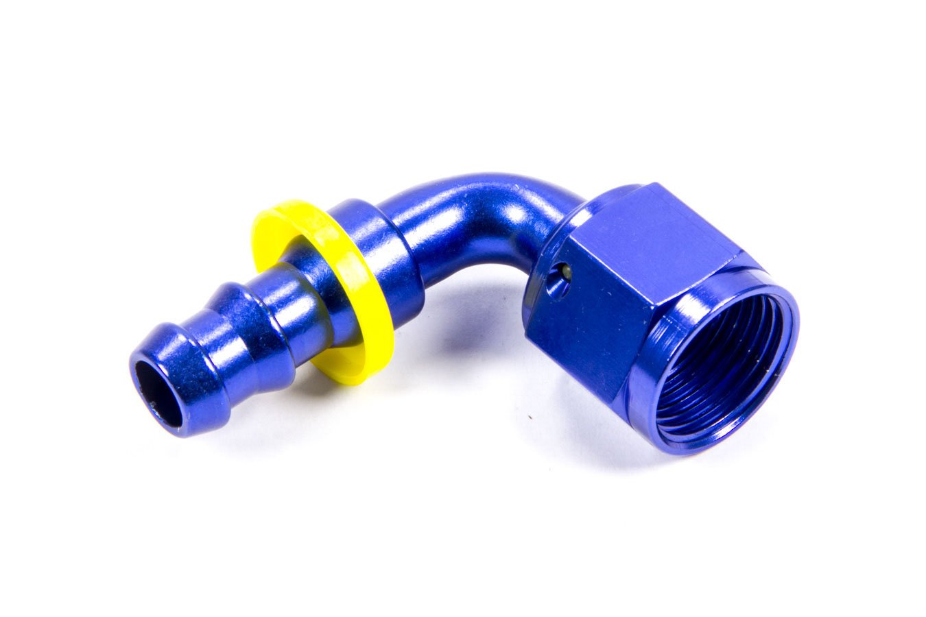 Fragola 90 Degree Push Lock Hose End For Fuel Cell Conversion 209110 (#10 Nut X 8An)