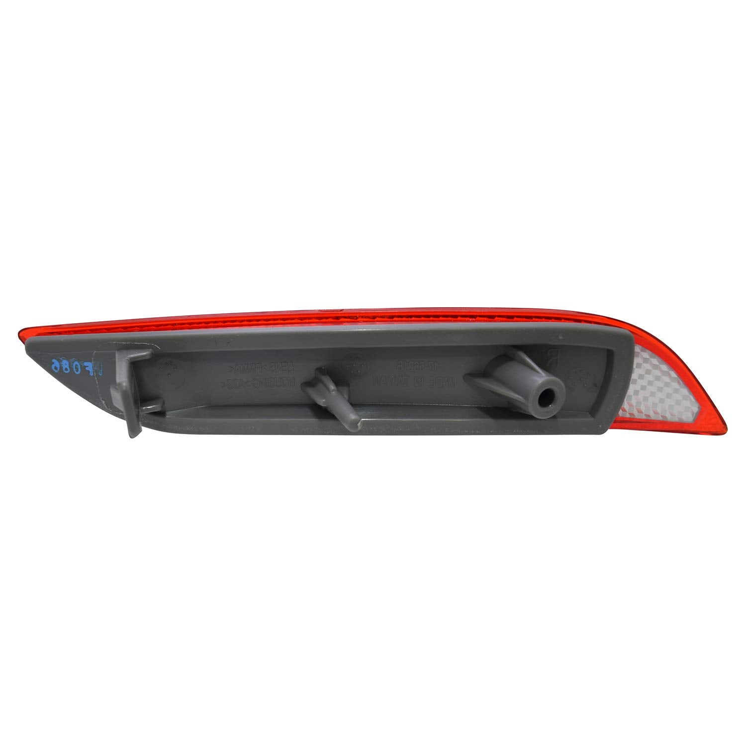 Left TYC Reflector Assembly Compatible with 2017-2018 Toyota Corolla