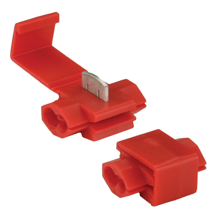 Instant Red Tap Connector 22-18 Gauge - Package of 100