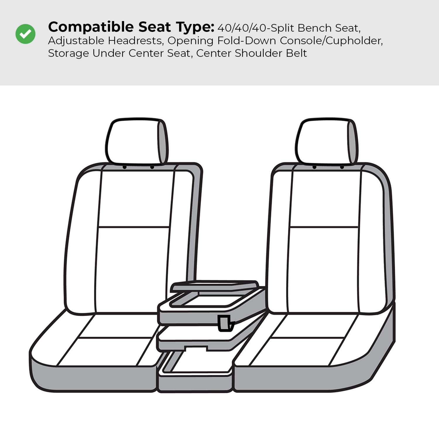 Covercraft Custom Carhartt SeatSaver Seat Covers for 2019-2026 Chevrolet Silverado/GMC Sierra 1500, 2020-2026 2500/3500-1st Row 40/20/40 Bench Seat, Duck Weave Brown