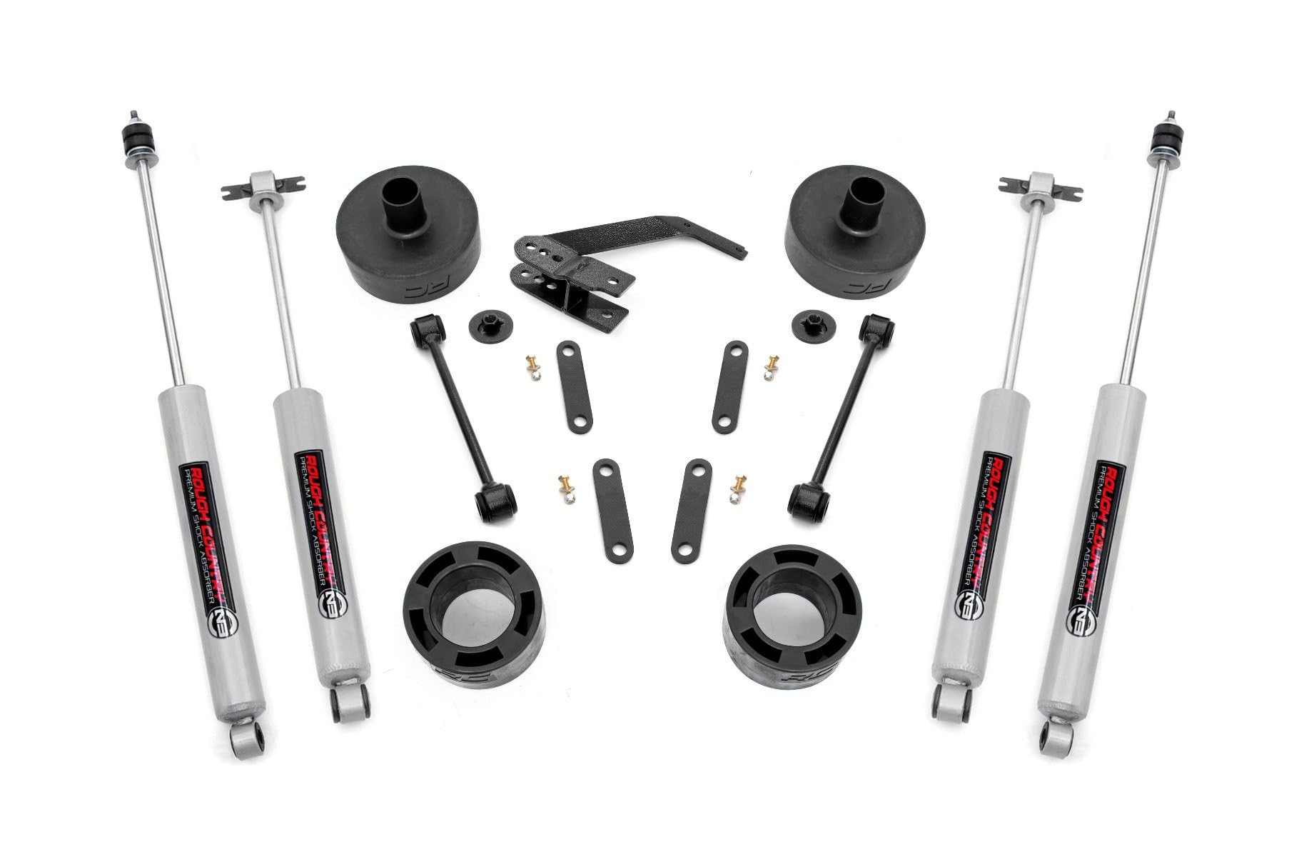 2.5" Rough Country Series II Lift Kit for 2007-2018 Jeep Wrangler JK - 65730