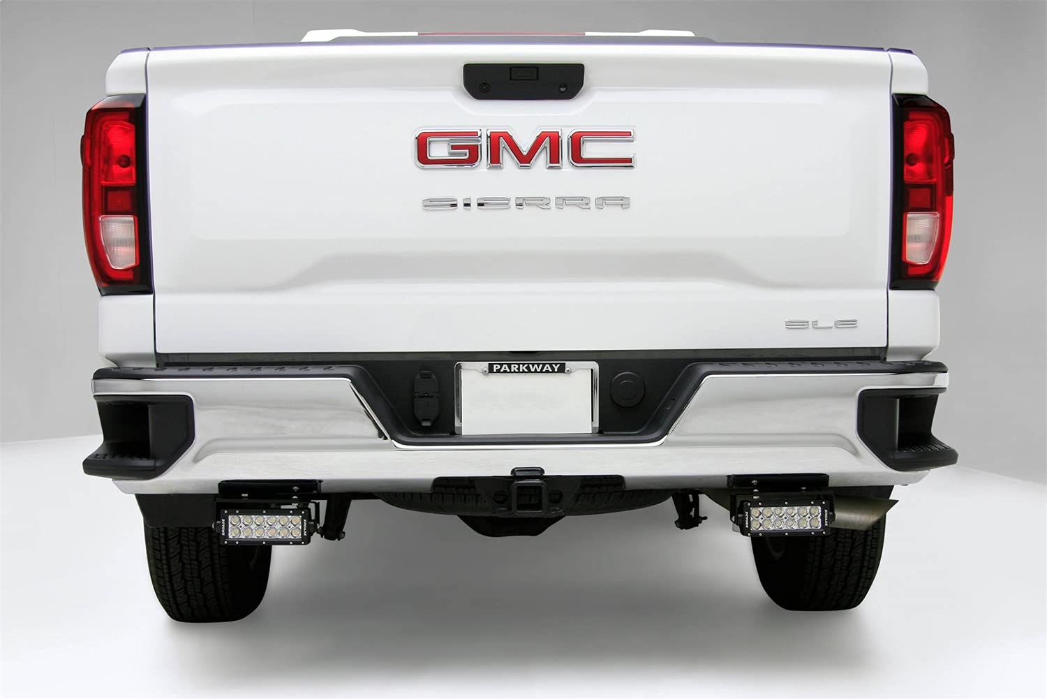 Under Rear Bumper ZROADZ LED Mounting Bracket - Compatible w/ 2019-2022 Chevrolet Silverado 1500 - to Mount (2) 6 Inch or Similar Style LED Lights (Not Included) - PN Z382182